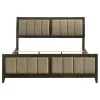 Coaster Fine Furniture 224421KE Wilkes - Upholstered Eastern King Bed - Dark Cocoa