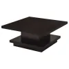 Coaster Fine Furniture 705168-S2 Reston - 2 Piece Square Coffee And End Table Set - Cappuccino