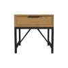Intercon NP-TA-2424-NTO-C Newport - End Table - Natural Oak