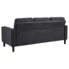 Coaster Fine Furniture 509981 Bowen II - Fabric Upholstered Track Arm Sofa - Steel Gray