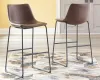 Ashley Furniture D372-130 Ashley Furniture D372-130 Centiar - Tall UPH Barstool (Set of 2) - Brown
