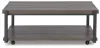 Ashley Furniture T393-13 Wilmaden - Occasional Table Set (Set of 3) - Gray / Black
