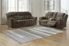 Ashley Furniture 37407/88/94 Ashley Furniture 37407/88/94 Frohn - 2 Pc. - Reclining Sofa, Reclining Loveseat With Console - Chocolate