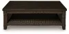 Ashley Furniture PCP760-701 Monterey Point - Rectangular Cocktail Table - Dark Brown