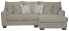 Jackson Furniture Industries 4478/46/76-38 Jackson Furniture Industries 4478/46/76-38 Middleton - 2 Piece Sofa Chaise With Right Side Facing Chaise - Cement
