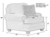 Jackson Furniture Industries 324101-2010/18-2011/48 Singletary - Chair - Nickel