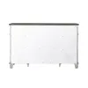 Liberty Furniture 237G-SR6642 River Place - Breakfront Server - Riverstone Gray & Tobacco