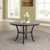 New Classic D162G-DT-GRY Crispin - Round Dining Table - Gray