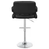 CoasterEssence 102555 Brandi - Adjustable Bar Stool - Black And Chrome