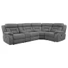 CoasterEssence 600370 Higgins - Upholstered Power Reclining Sectional Sofa - Gray