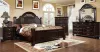 Furniture of America CM7129CK-BED Syracuse - California King Bed - Dark Walnut