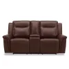 Liberty Furniture 7001CG-22P Avery - Loveseat With Console P2 - Cognac