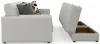 Jackson Furniture Industries 2405/36/37/77-11 Trevor - 2 Piece Extra Deep Oversized Sofa With 2 Included Storage Cocktail Ottoman - Chalk