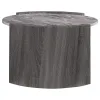 Coaster Fine Furniture 710758 Gladstone - Round Faux Marble Top Coffee Table - Distressed Gray