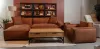 Intercon SY-CH-CRT-RST-C Carter - Double Chair - Aumerry New Buck Rust