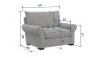 Jackson Furniture Industries 215201-1866/28-2638/45 Alden - Chair 1/2 - Stone