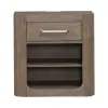 Liberty Furniture 306-BR62 South Bend - Open Nightstand With Charging Station - Burnished Clay