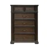 Liberty Furniture 765-BR41 Provence Park - 6 Drawer Chest - Chateau Brown