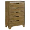 Coaster Fine Furniture 222975 Henderson - 5-Drawer Bedroom Chest Of Drawers - Medium Oak