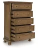 Ashley Furniture PCB779-46 Feddinger - Five Drawer Chest - Medium Brown