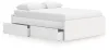 Ashley Furniture EB9630B22 Ashley Furniture EB9630B22 Onita - Queen Platform Bed With 1 Side Storage - White