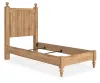 Ashley Furniture PCB1075B2 Aleaport - Twin Panel Bed - Warm Brown