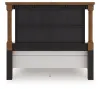 Ashley Furniture PCB824B2 Ashley Furniture PCB824B2 Rowlenstown - Queen Poster Bed - Brown