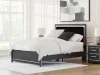 Ashley Furniture PCB3380B6 Ashley Furniture PCB3380B6 Zuraleus - Queen Upholstered Panel Bed - Black