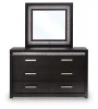 Ashley Furniture PCB2611B1 Ashley Furniture PCB2611B1 Brizmore - Dresser And Mirror - Black