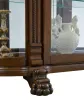 Pulaski Furniture 102003 PFC Curios - Lighted Curved Front 4 Shelf Curio Cabinet - Maple Brown