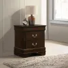 CoasterEveryday 202412 Louis Philippe - 2-Drawer Nightstand - Cappuccino