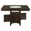 CoasterEveryday 100438 Gabriel - Counter Height Dining Table - Cappuccino