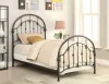 CoasterEssence 300407F Rowan - Metal Full Open Frame Bed - Dark Bronze