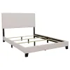 CoasterEveryday 350051KW Boyd - Upholstered California King Panel Bed - Ivory