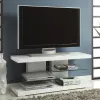 CoasterEssence 700824 Cogswell - 2-Shelf Wood TV Stand - White High Gloss