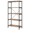 CoasterEveryday 801542 Analiese - 4-Shelf Bookshelf - Rustic Nutmeg