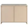 CoasterEveryday 950785 Enoch - 2 Door Engineered Wood Accent Cabinet - Gray Driftwood