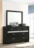 CoasterEveryday 206363M Miranda - 7-Drawer Dresser With Mirror - Black