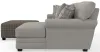 Jackson Furniture Industries 3345/46/76/12-26 Livingston - 2 Piece Sofa Chaise With Comfort Coil Seating, 40