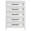 CoasterEveryday 224845 Marielle - 5-Drawer Bedroom Chest - Distressed White