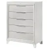 Coaster Fine Furniture 224965 Marmore - 5-Drawer Bedroom Chest Of Drawers - White