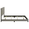 Coaster Fine Furniture 300851Q Dorian - Fabric Upholstered Queen Panel Bed - Taupe