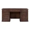 Liberty Furniture 765-HO-JEC Provence Park - Jr Executive Credenza - Chateau Brown