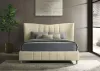 Coaster Fine Furniture 315956Q Evelyn - Upholstered Queen Panel Platform Bed - Ivory