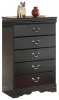 Ashley Furniture B128-46 Huey Vineyard - Five Drawer Chest - Black