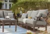 Ashley Furniture P802-838 Visola - Sofa with Cushion - Gray