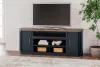 Ashley Furniture W402-68 Landocken - XL TV Stand W/Fireplace Option - Brown / Blue