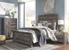 Ashley Furniture B440/57/54/98/92(2) Ashley Furniture B440/57/54/98/92(2) Wynnlow - 5 Pc. - Queen Crossbuck Panel Bed, 2 Nightstands - Gray