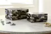 Ashley Furniture A2000596 Ellford - Box Set (Set of 2) - Black / Brown / Cream