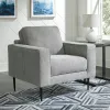 Ashley Furniture 41102/20/14 Hazela - 2 Pc. - Chair, Ottoman - Charcoal